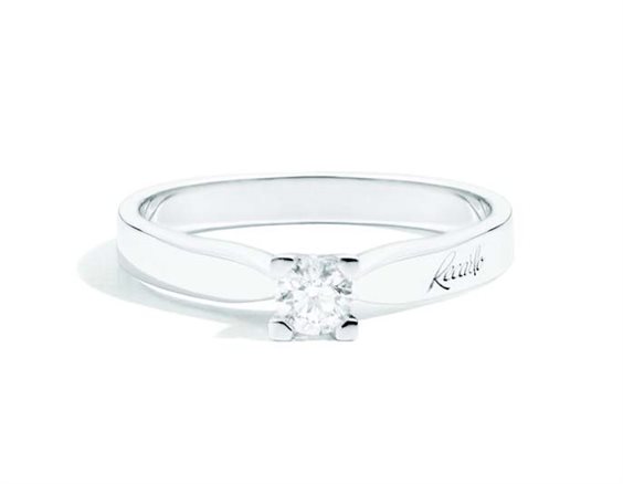 Anello Recarlo Donna in Oro bianco Diamante R30SO265/026-13 - R30SO265/026-13